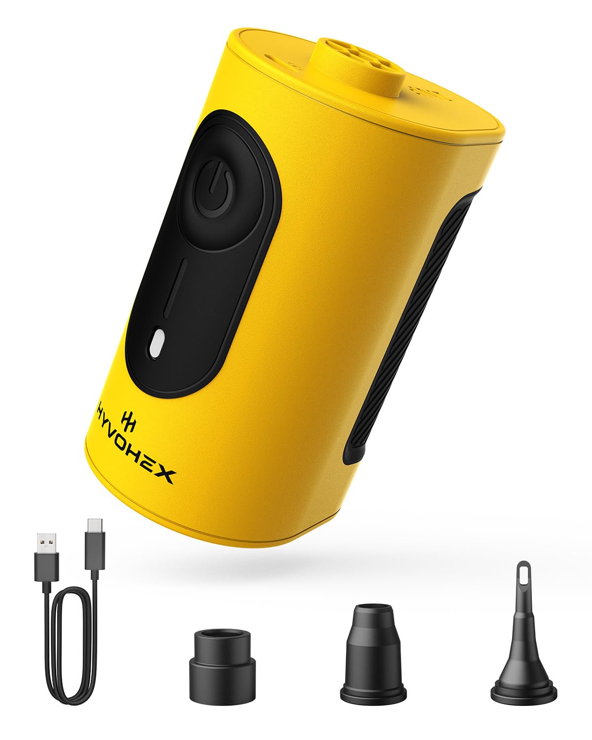 HYVOHEX Portable Air Pump for Inflatables, 4000mAh Ultra Fast Air Matt - View 1