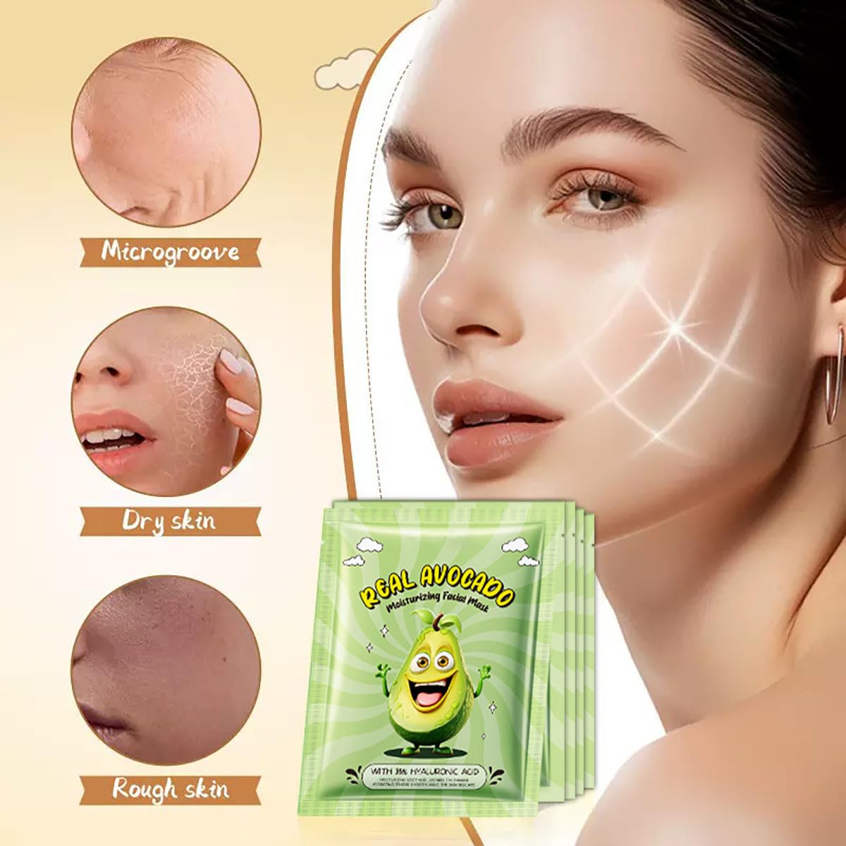 12pcs Avocado Skincare Kit with Facial Cleanser Toner Lotion - YJXFCBQIC Official Imagery - 7
