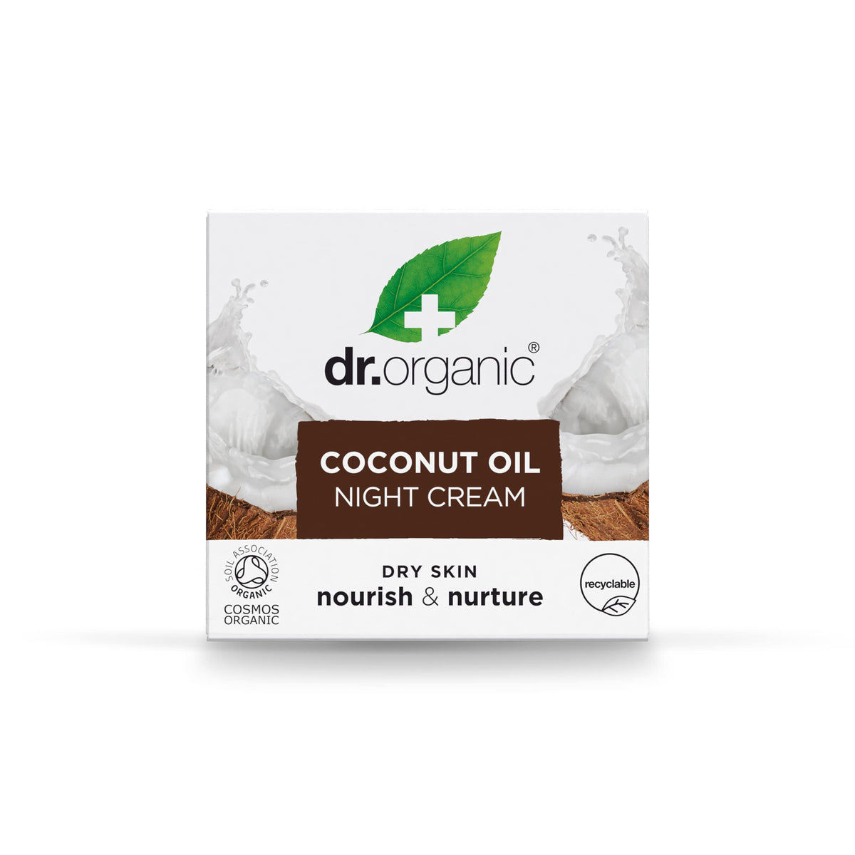Organic Doctor Virgin Coconut Oil Night Cream 1 7 Fluid - Dr. Organic Official Imagery - 3