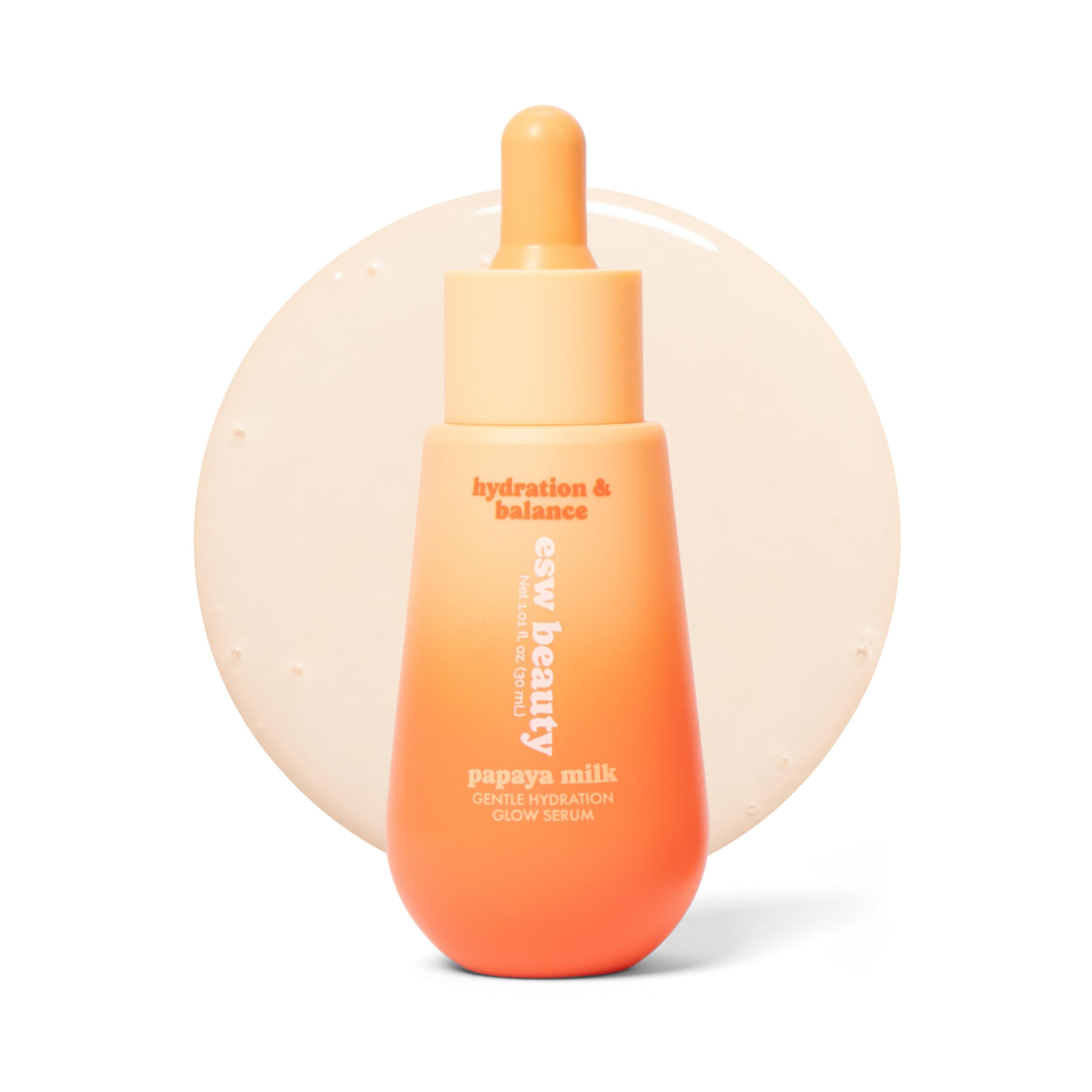 ESW Beauty Papaya Milk Glow Serum with Niacinamide &amp; Papaya, - ESW Beauty