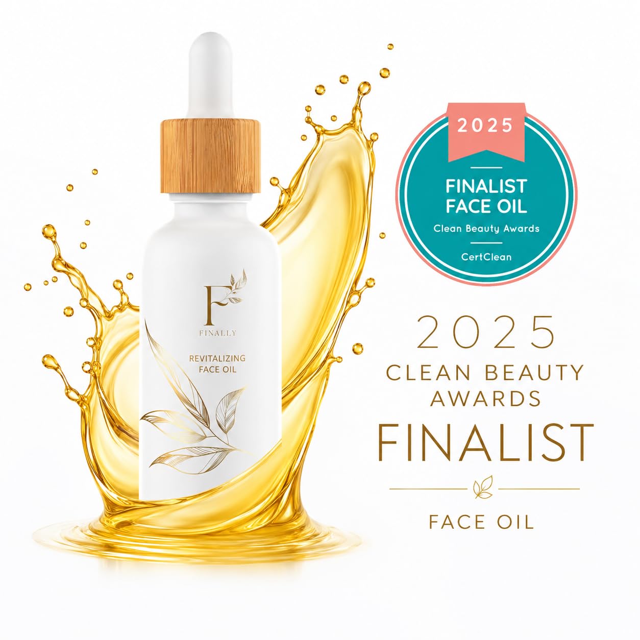 Finally Organic Tsubaki Camellia Face Oil & Under - Eye Serum for Sensitive - Finally Official Product View 4