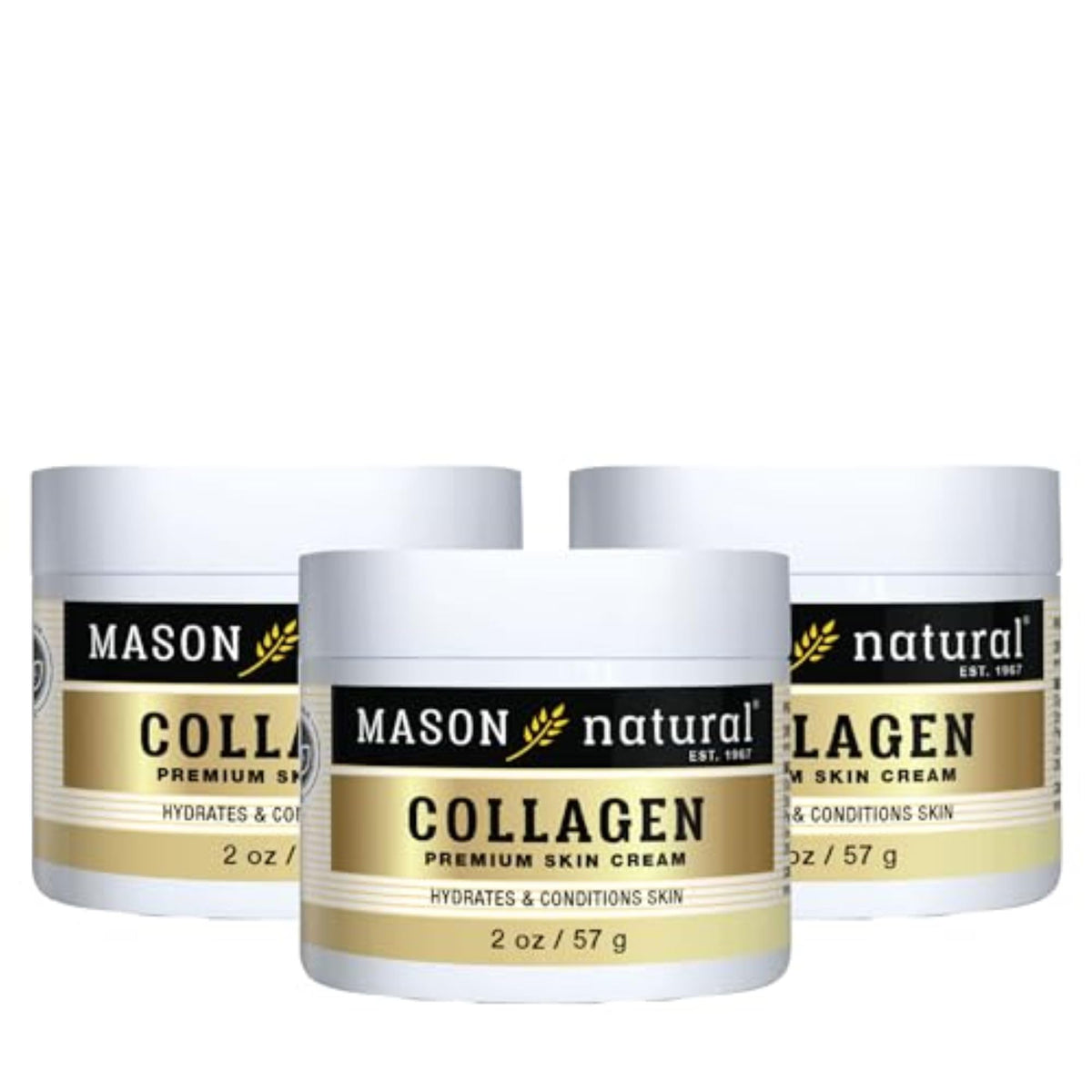 MASON NATURAL Collagen Anti Aging Face Body Cream Pear Scent - MASON NATURAL Official Imagery - 2