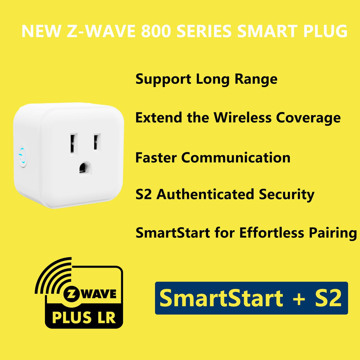 Smart Plug Mini Plug in Z Wave 800 Series Socket with Built - Minoston Official Imagery - 8