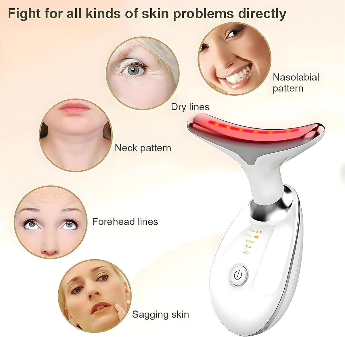 7 Color LED Facial Massager for Skin Care Portable - Premium Selection Official Imagery - 4