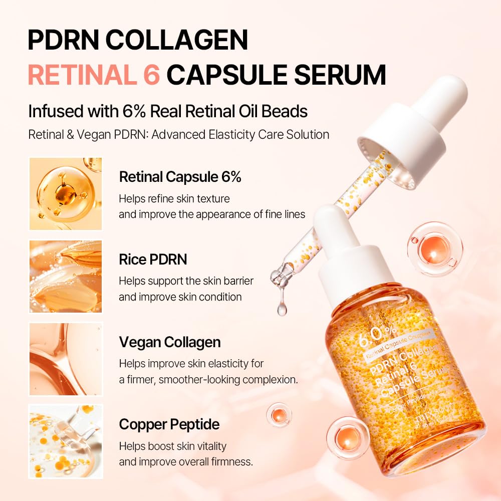 mixsoon PDRN Collagen Retinal 6 Capsule Serum Retinal Copper - mixsoon Official Imagery - 3