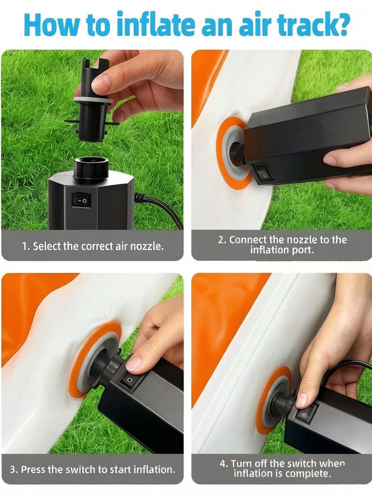 Fumxi Quick-Fill Inflatable Bed Pump,Electric Air Pump Inflator/Deflat - View 3