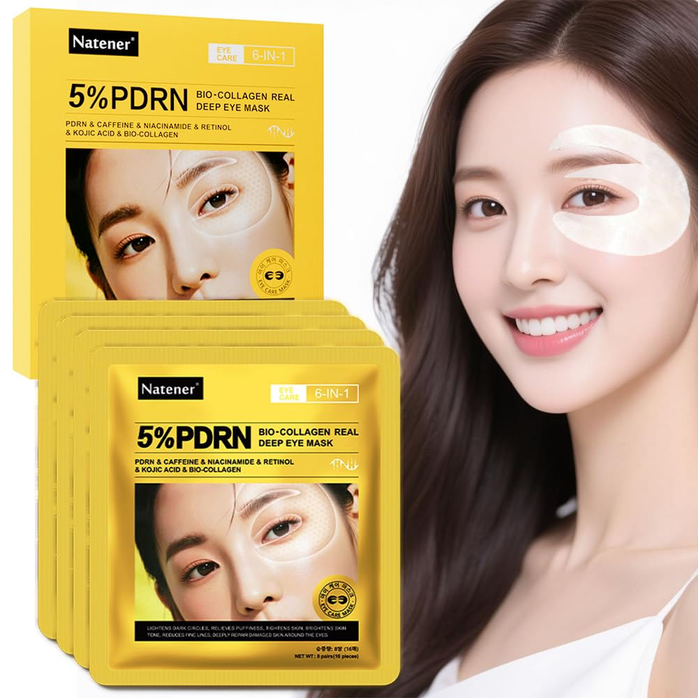 15 Pairs 5 PDRN Under Eye Patches 6 in 1 Bio Collagen 360 - Natener Official Imagery - 3