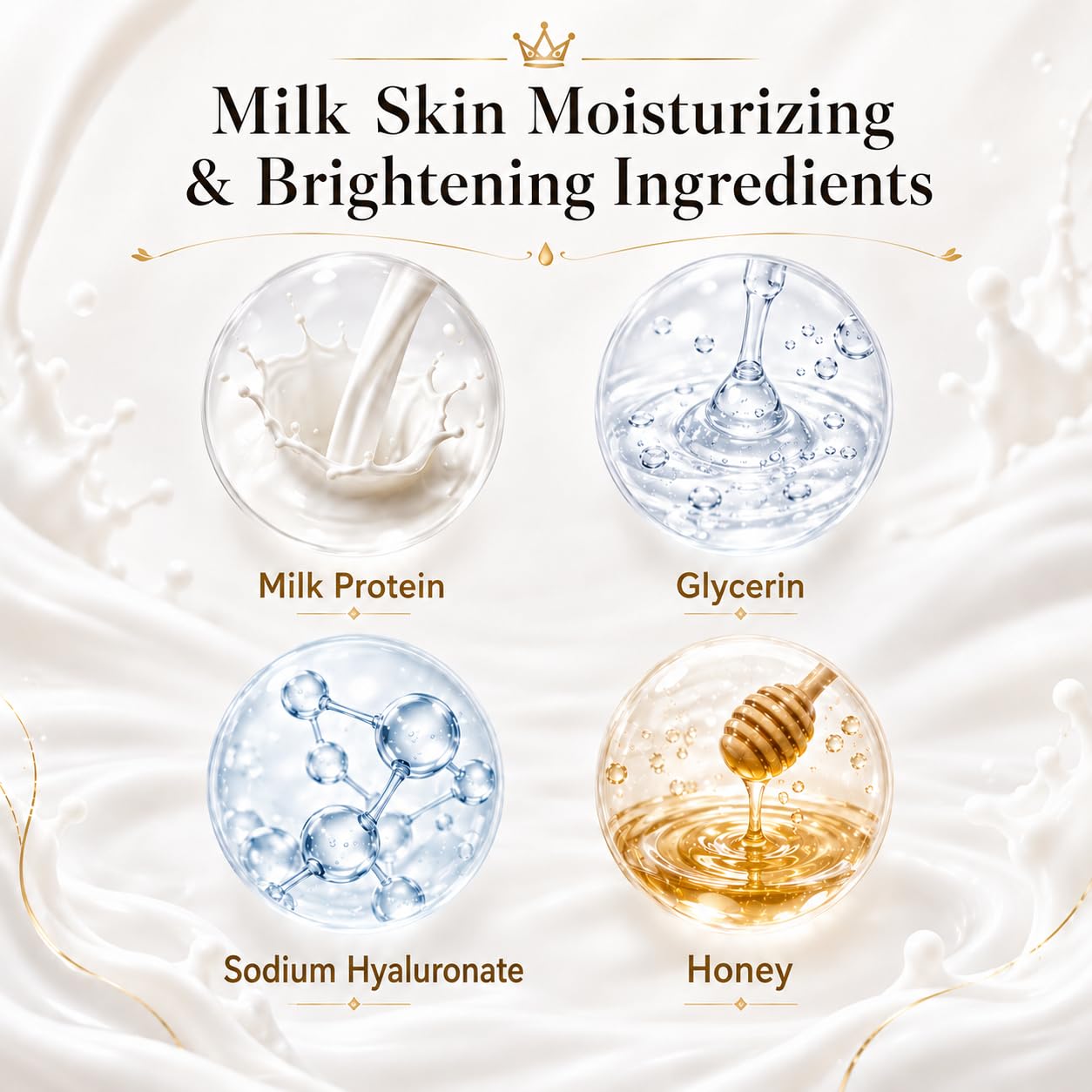 5 Piece Milk Face Skin care Kit for Teens - BEAUTYTURESS