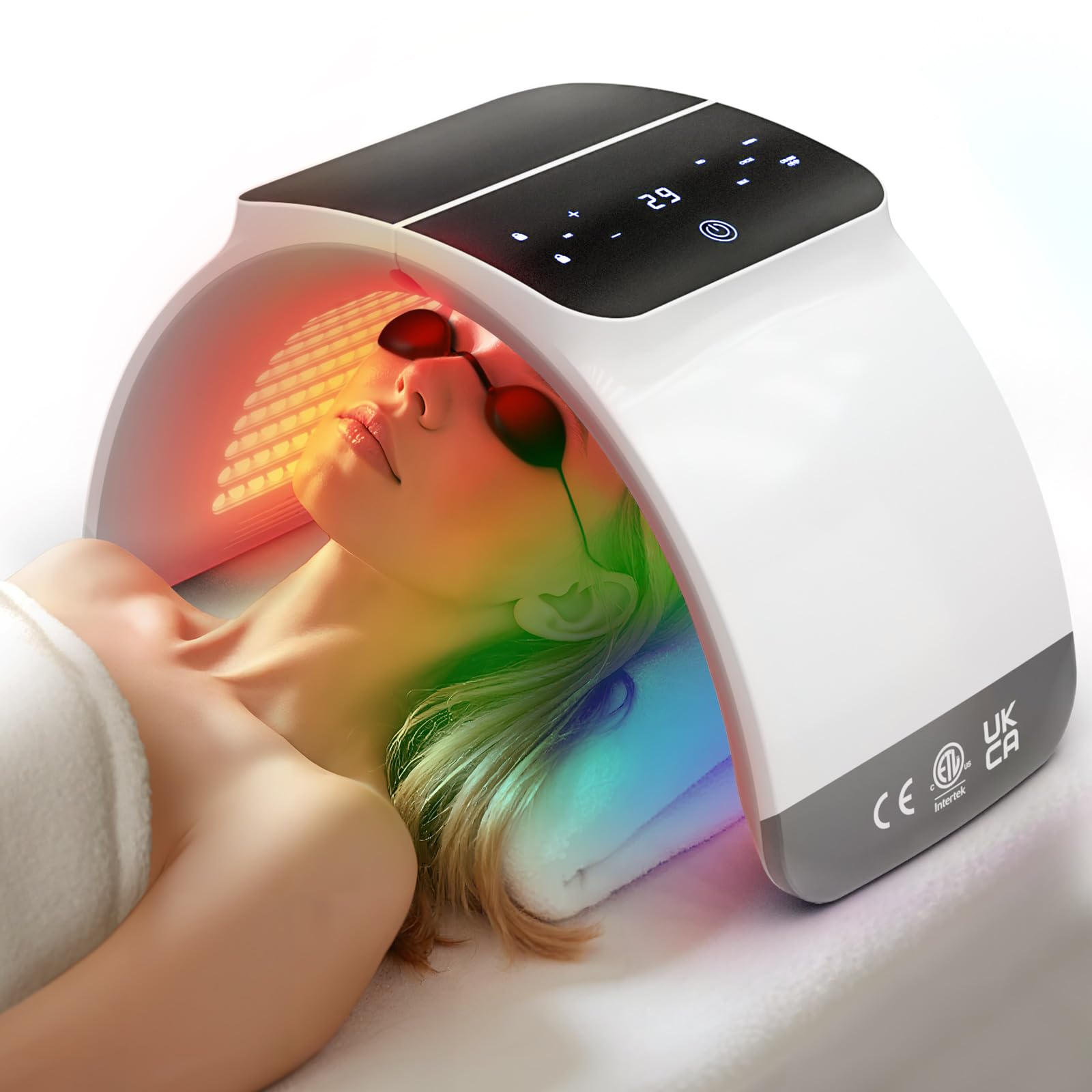 BestQool LED Light Therapy for Face and Body, 6 Colors & NIR - Product Imagery