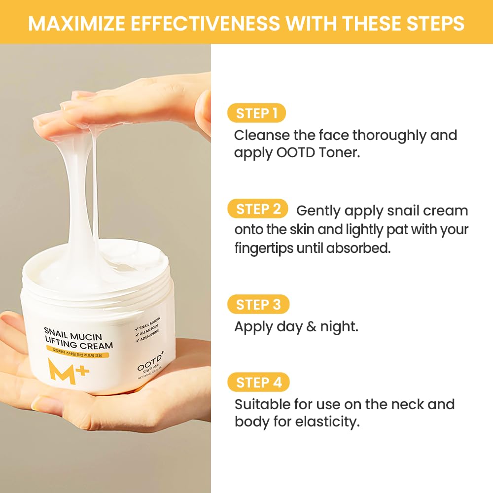 OOTD Snail Mucin Moisturizer Facial Cream 3 38 fl oz - #OOTD Official Imagery - 8