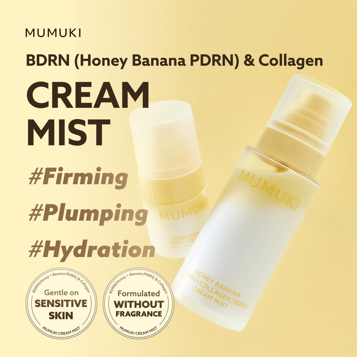 Honey Banana PDRN Mist - MUMUKI Official Imagery - 3