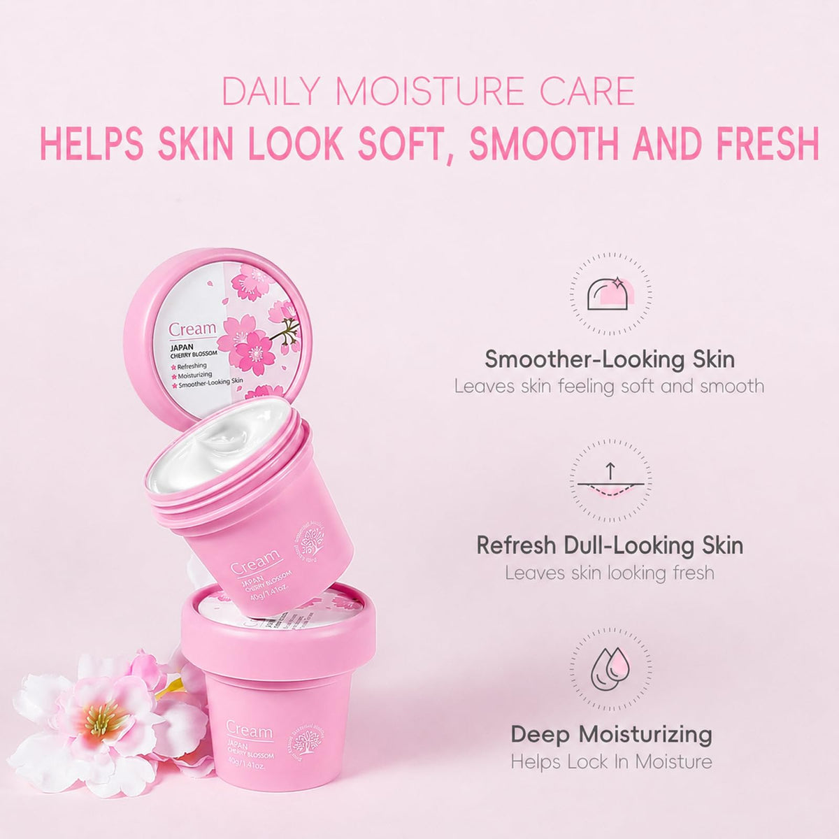 Sakura Face Care Set for Women 17Pcs Moisturizing Skin Care - LAIKME Official Imagery - 8