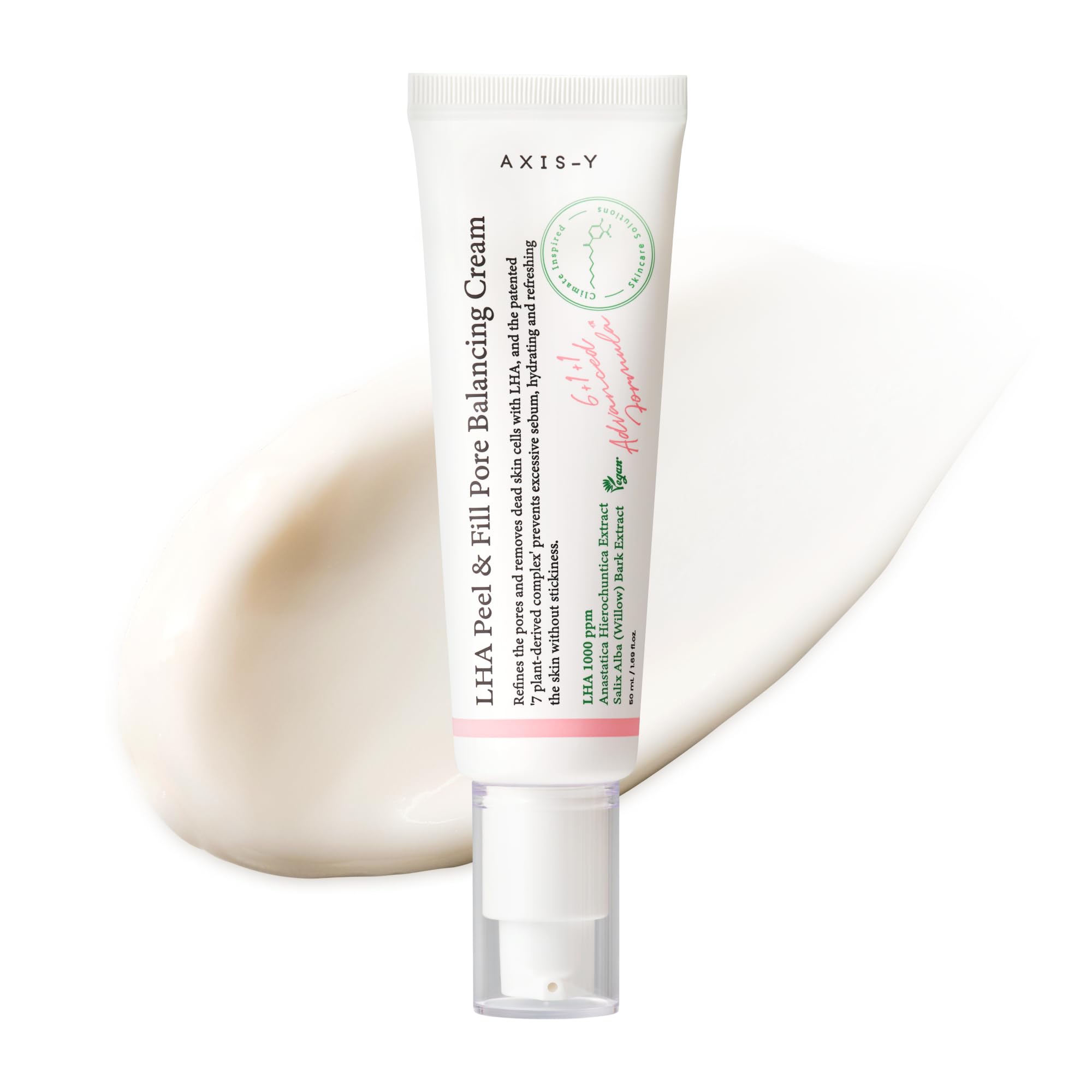 AXIS-Y LHA Peel &amp; Fill Pore Balancing Cream, Korean Daily - AXIS-Y