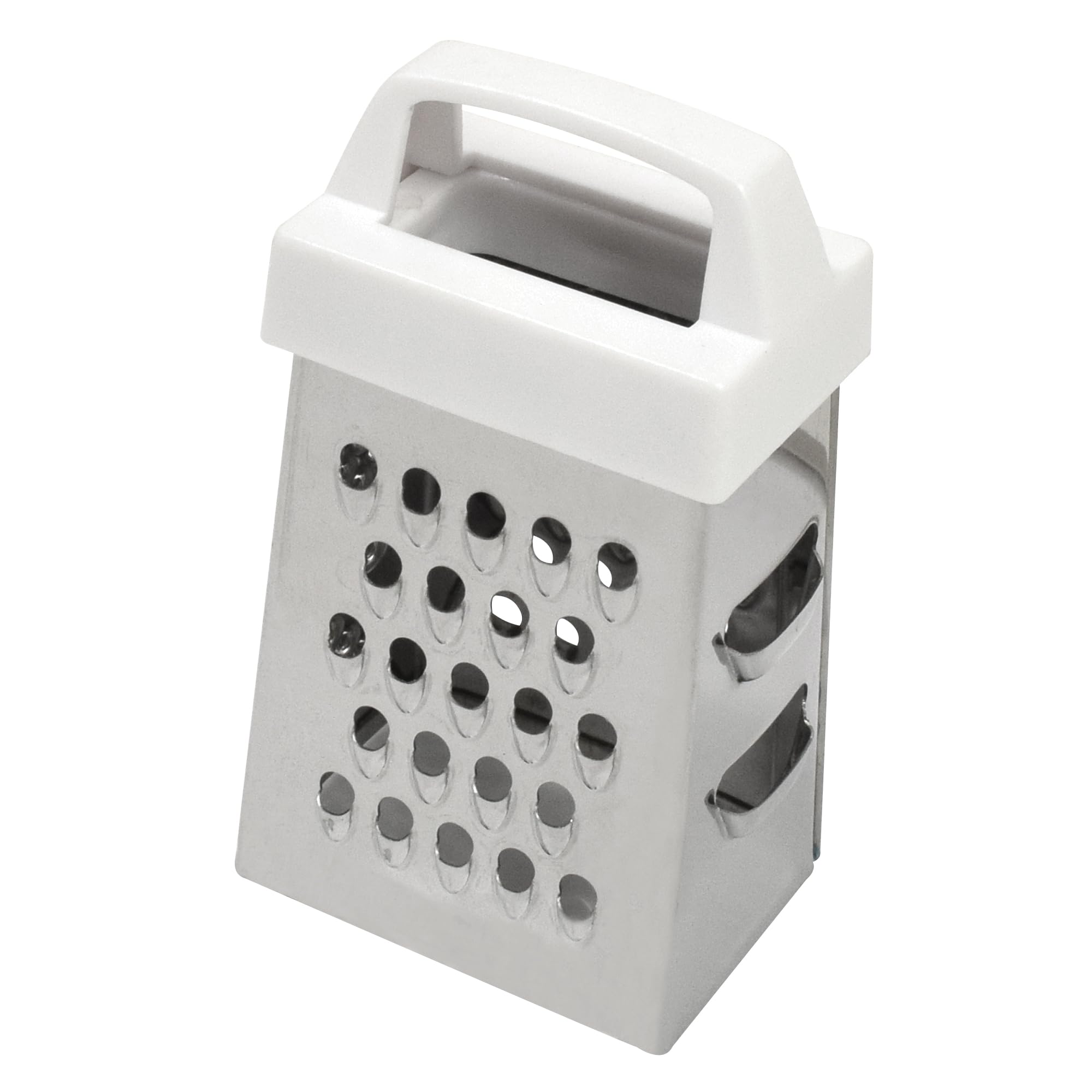 R&M Mini Box Grater 3" – Stainless Steel 3-Way Grater with Removable P - View 3