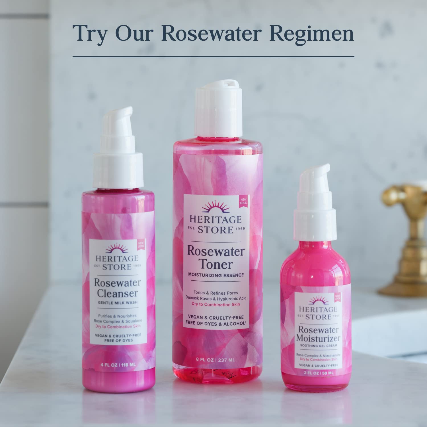 HERITAGE STORE Rosewater Facial Mist, Hydrating Face Spray, 2 fl oz - HERITAGE Official Product View 7
