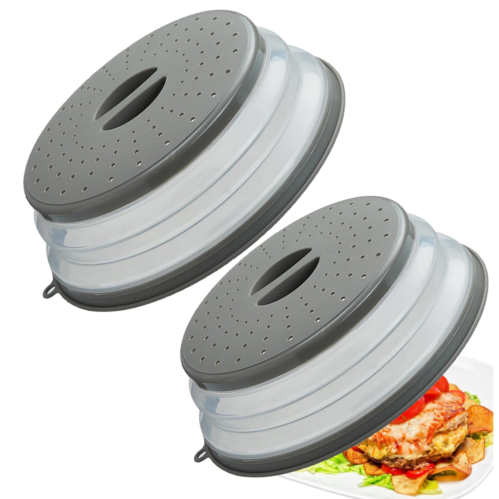XGHJ Microwave Splatter Cover Vented for Food, Splatter Guard & C - XGHJ Official Product View 8