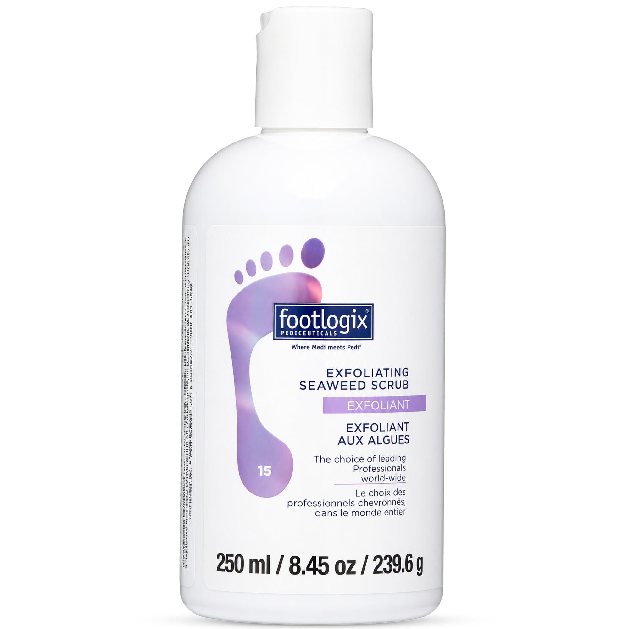 Footlogix Exfoliating Seaweed Scrub 8. , Organic Seaweed & Polished Pumice - FOOTLOGIX Official Product View 2