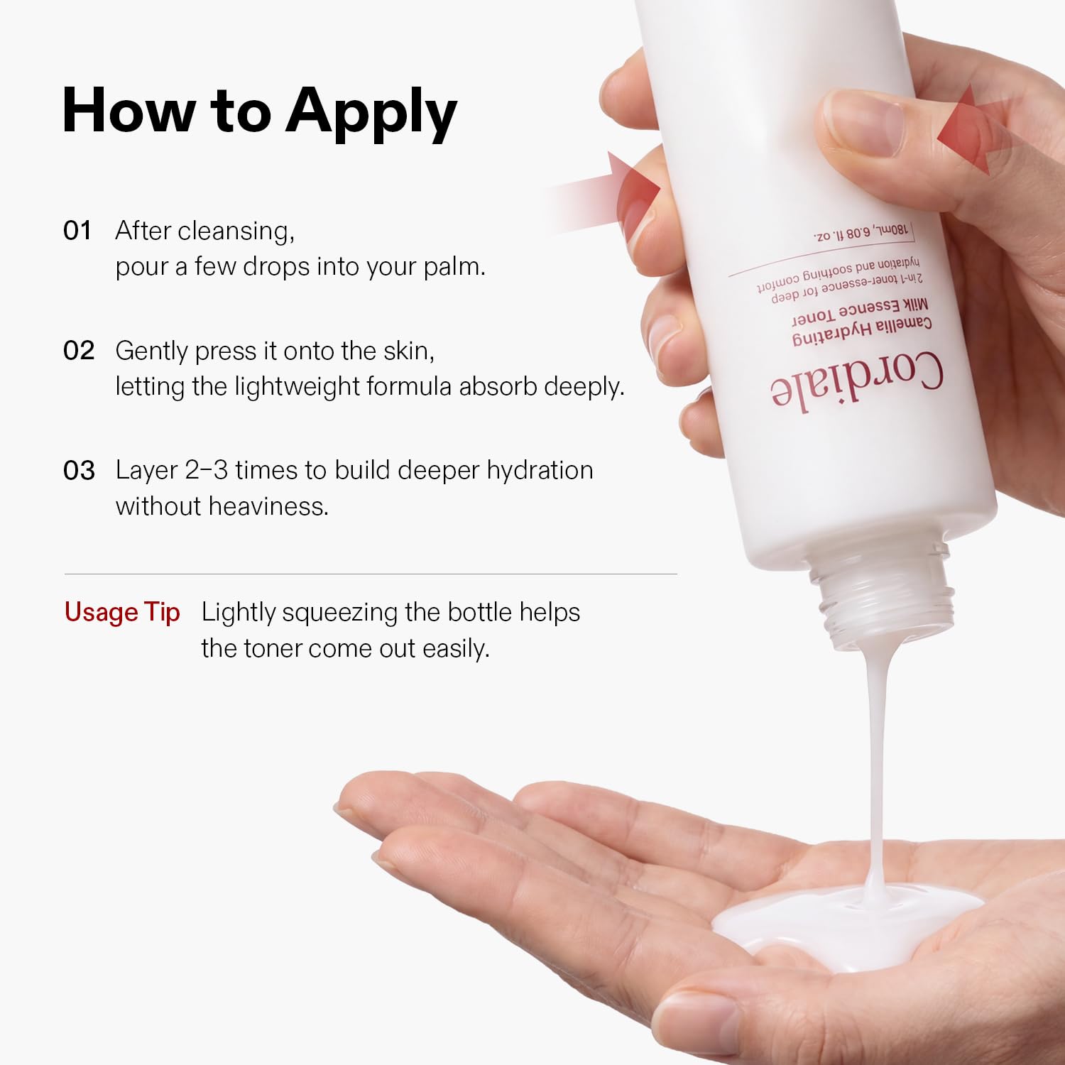 Cordiale Camellia Hydrating Milk Essence Toner Moisturizer - CORDIALE Official Imagery - 8