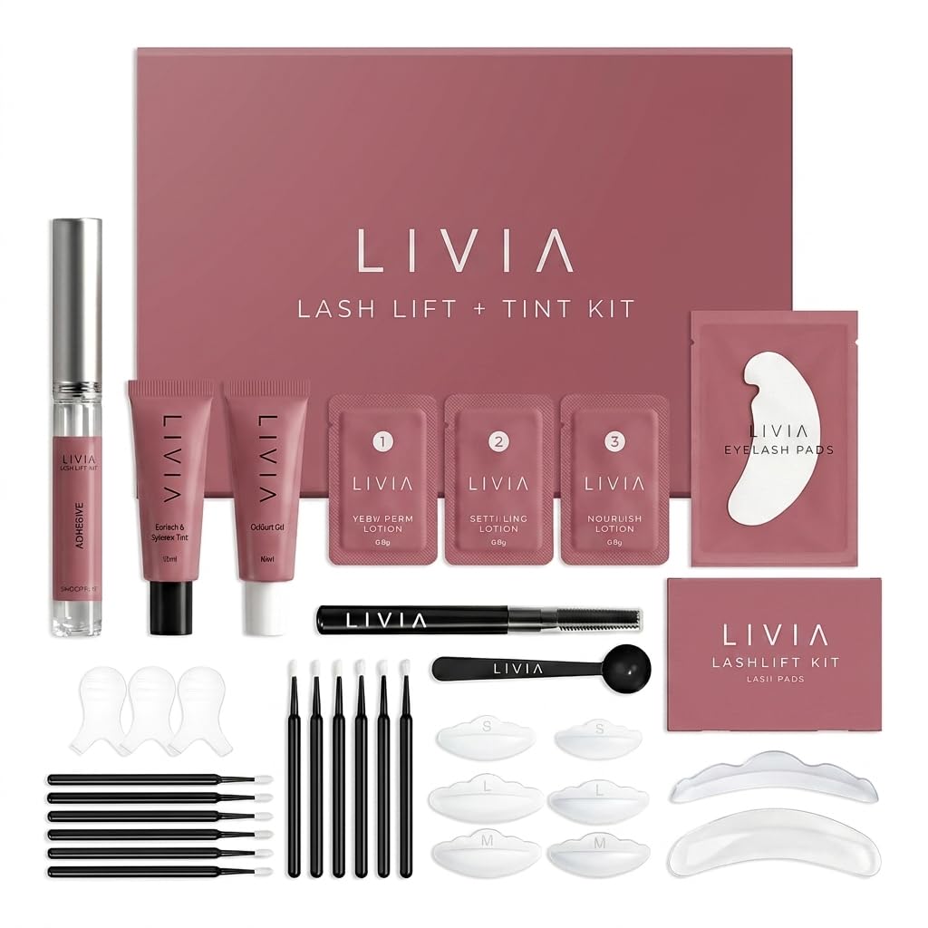 Livia Lash Lift Color Kit Wake Up to Salon Curled Mascara - LIVIA Official Imagery - 2