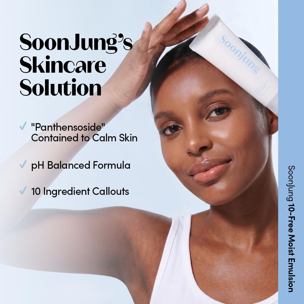 ETUDE SoonJung Korean Toner and Face Emulsion Skin Care Set - ETUDE