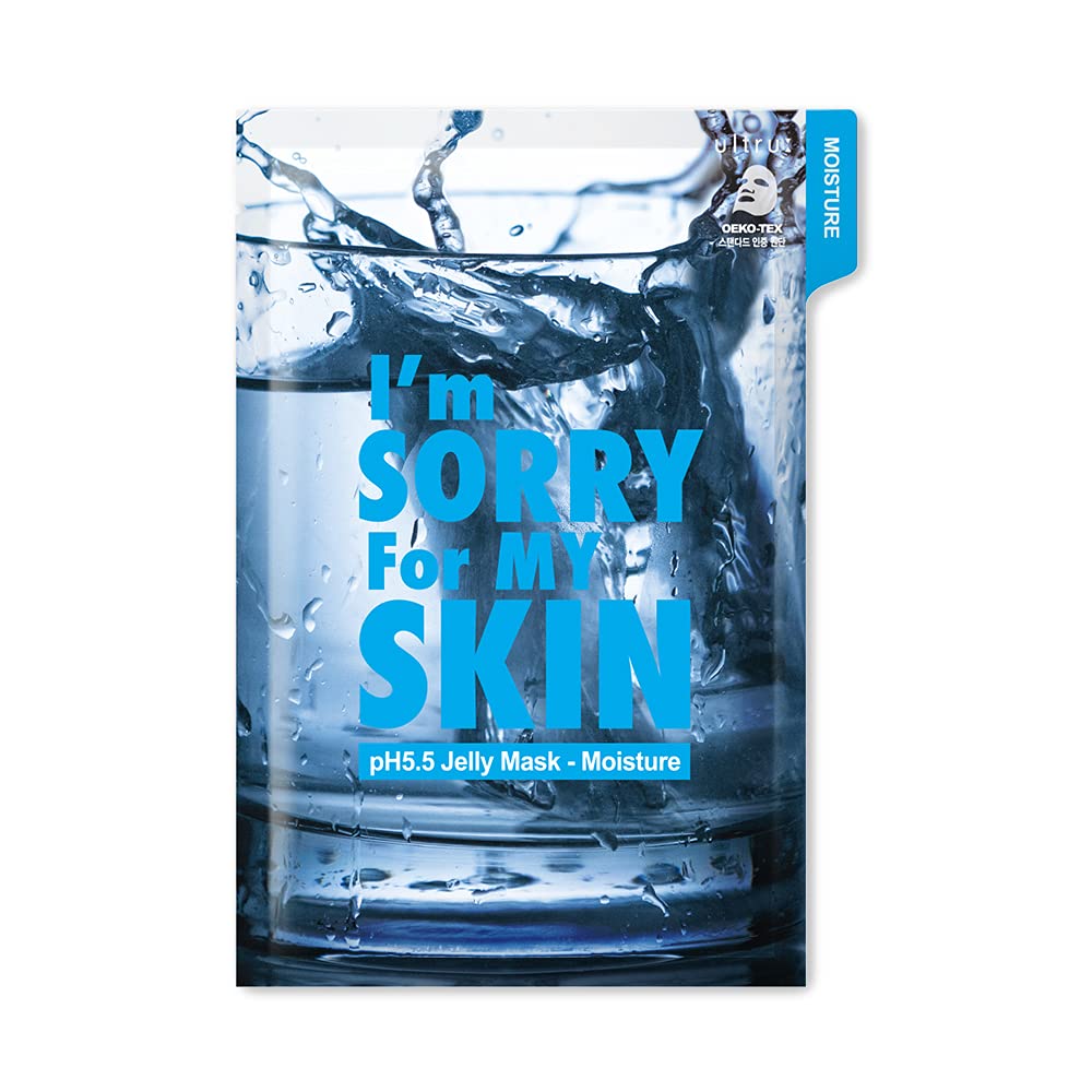 I'M SORRY FOR MY SKIN pH5.5 Jelly Face Mask Skin Care Set, Korean Skin Care Hydrating Masks, Self Care Items Beauty Gifts for Women, Pack of 10 (Before & After the Party Facial Mask) - I'M SORRY FOR MY SKIN Official Product View 8