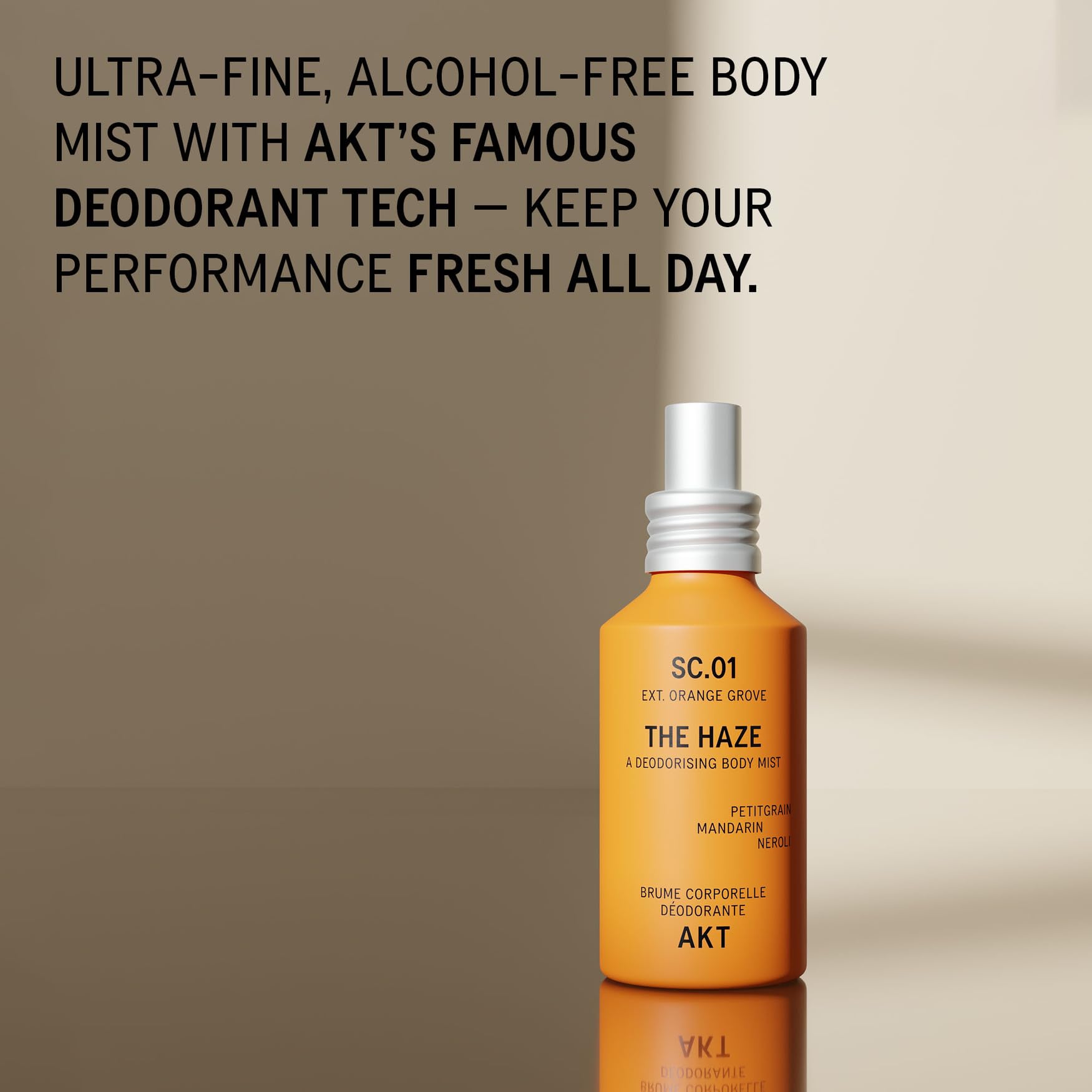 AKT The Haze Natural Deodorising Body Mist SC 01 Orange - AKT Official Imagery - 7