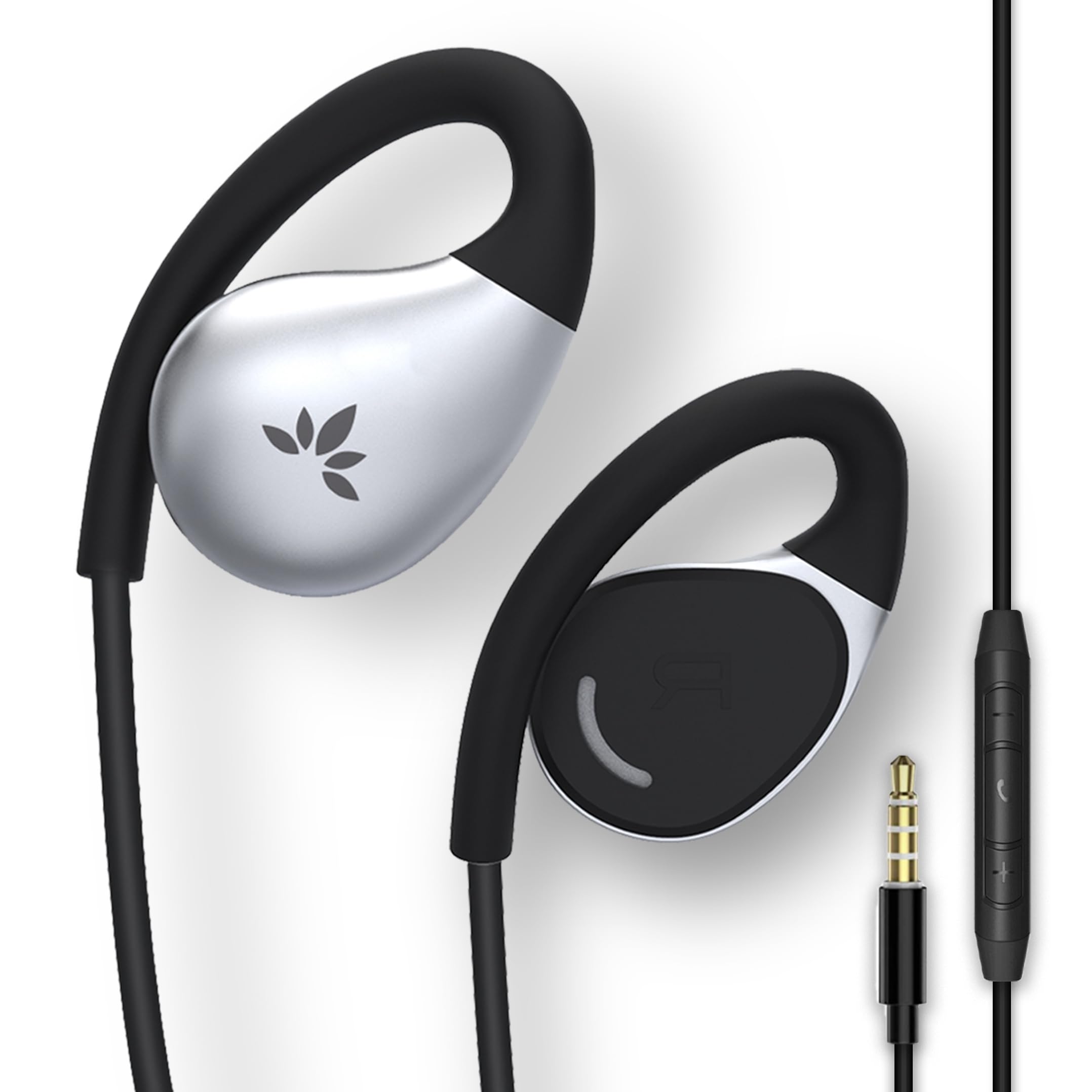 Avantree Resolve – 3.5mm AUX Wired Open-Ear Earbuds w/Mic & Over- - Avantree Official Product View 8