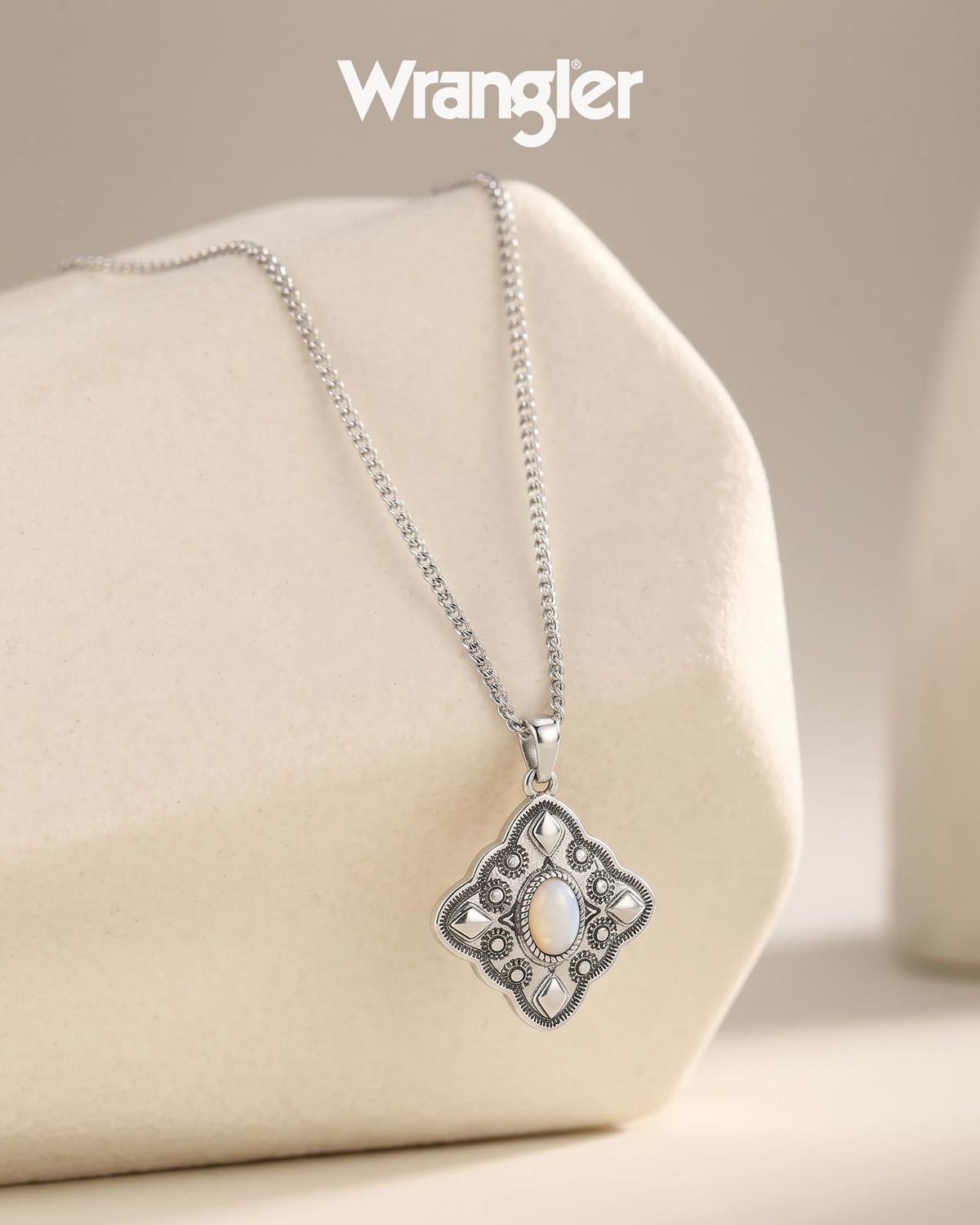 Wrangler Square Turquoise Necklace Turquoise Jewelry for - Montana West Official Imagery - 6