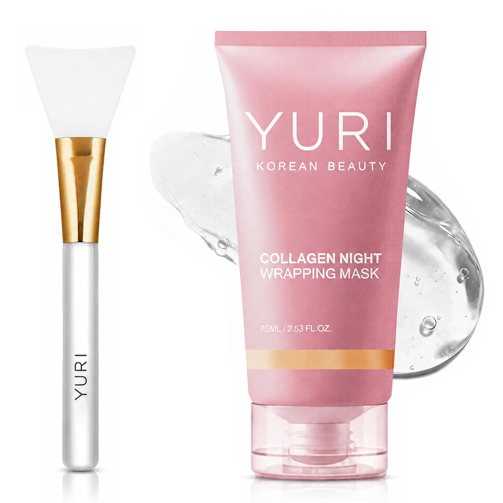 Collagen Night Wrapping Mask, Overnight Peel Off Face Mask, - YURI BEAUTY