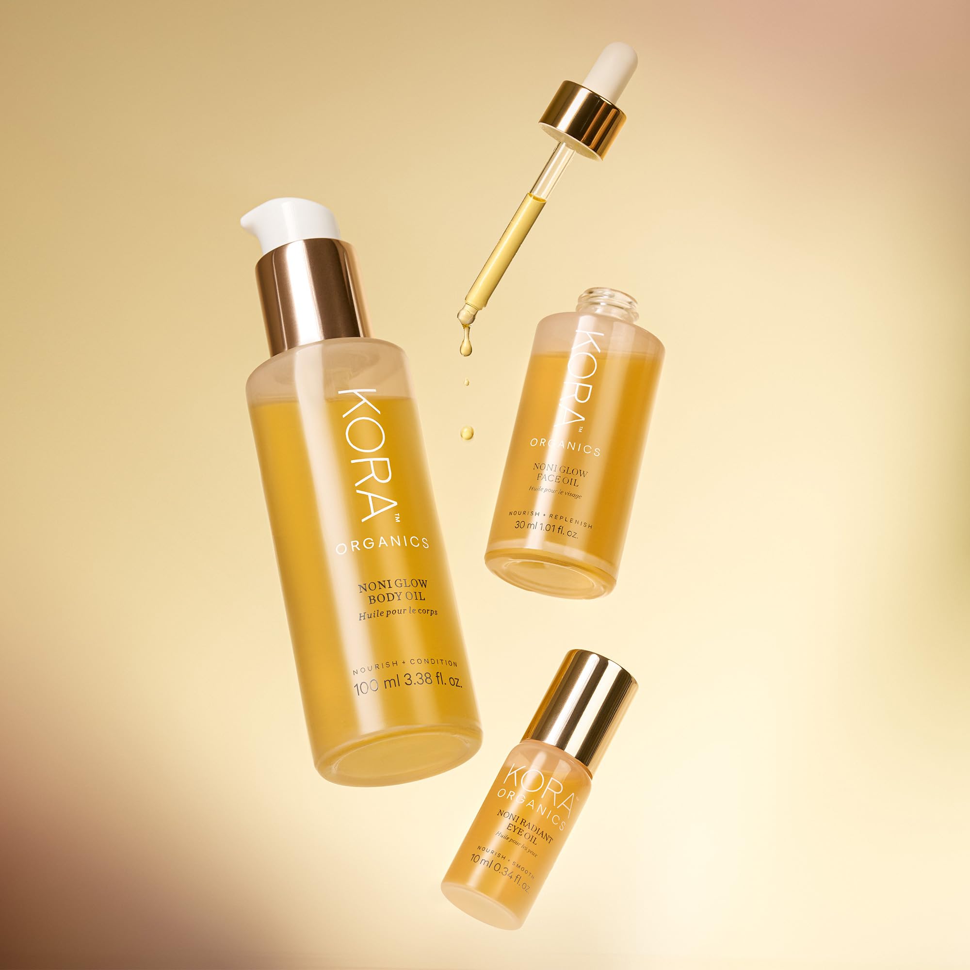 KORA Organics Noni Glow Body Oil Lightweight Fast Absorbing - KORA Organics Official Imagery - 7