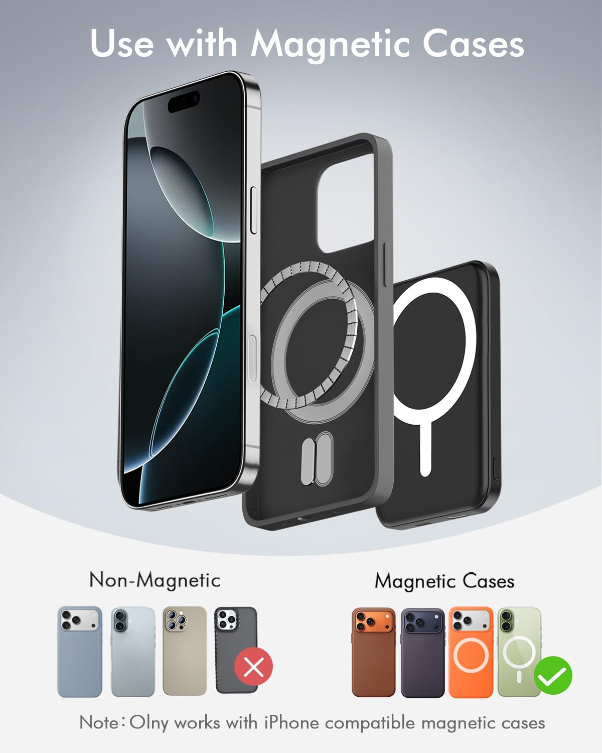 podoru for MagSafe Power Bank 5000mAh, Ultra - Slim Magnetic Portable Charger - podoru Official Product View 2