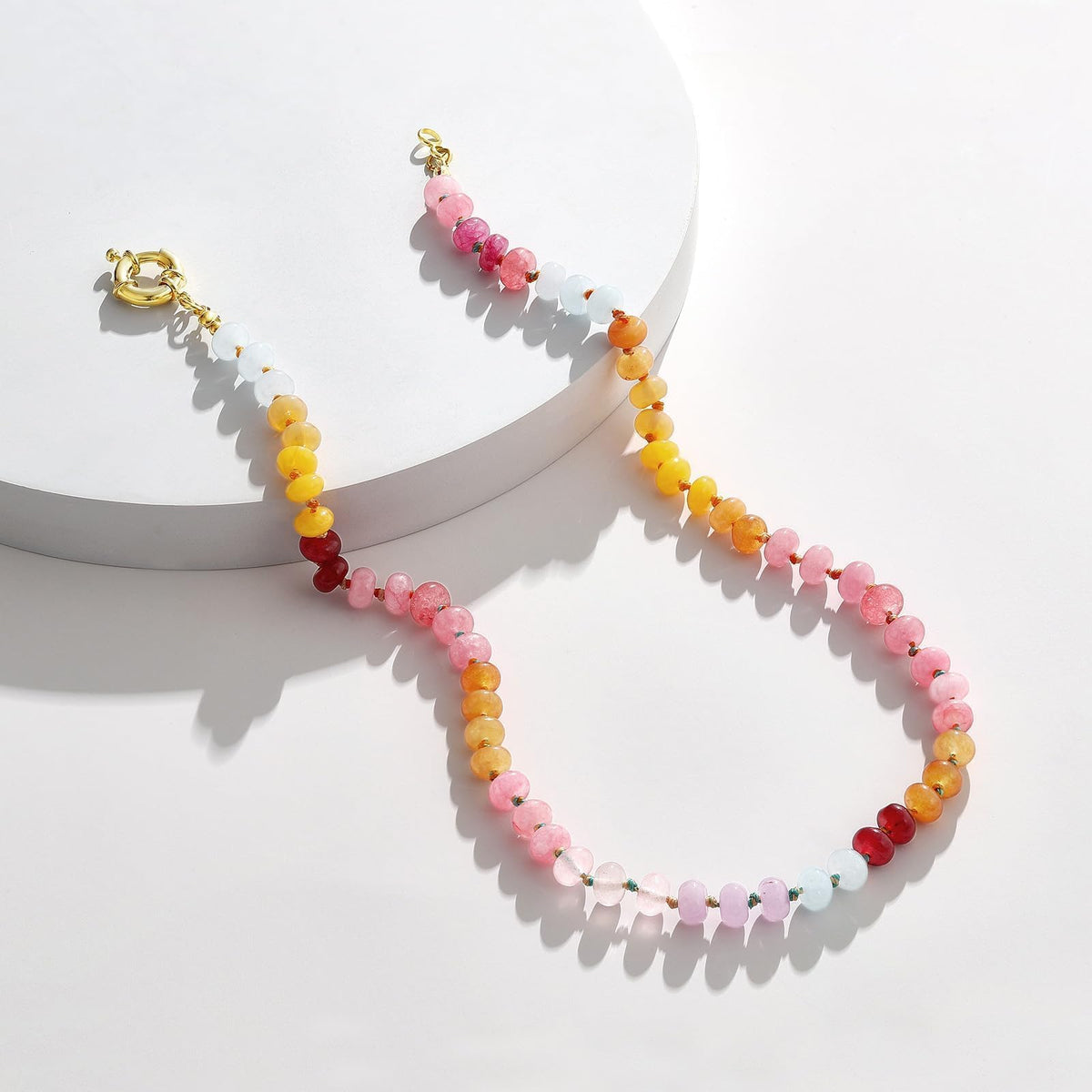 KissYan Beaded Gemstone Necklaces for Women - KissYan Official Imagery - 6