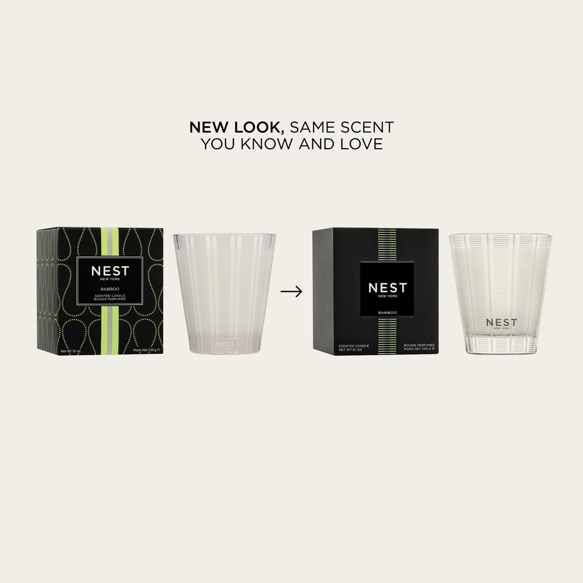 NEST New York Scented Classic Candle Bamboo - Premium Selection Official Imagery - 3