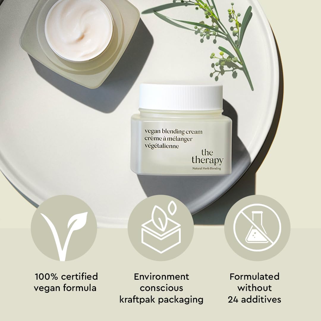 The Face Shop The Therapy Vegan Blending Cream Face Moisturizer - The Face Shop