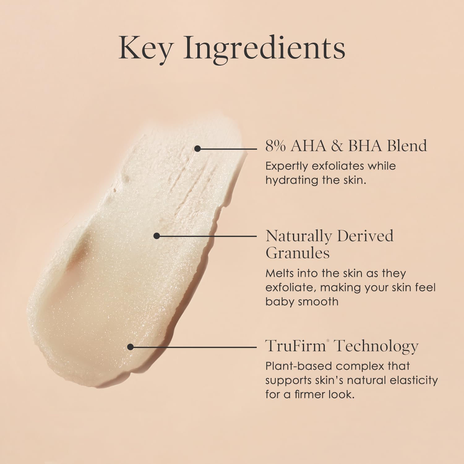 Elefair Tech BODY FIRM Crepe Erase Body Refining Exfoliant, Gently Removes Dry - Elefair Tech Official Product View 5