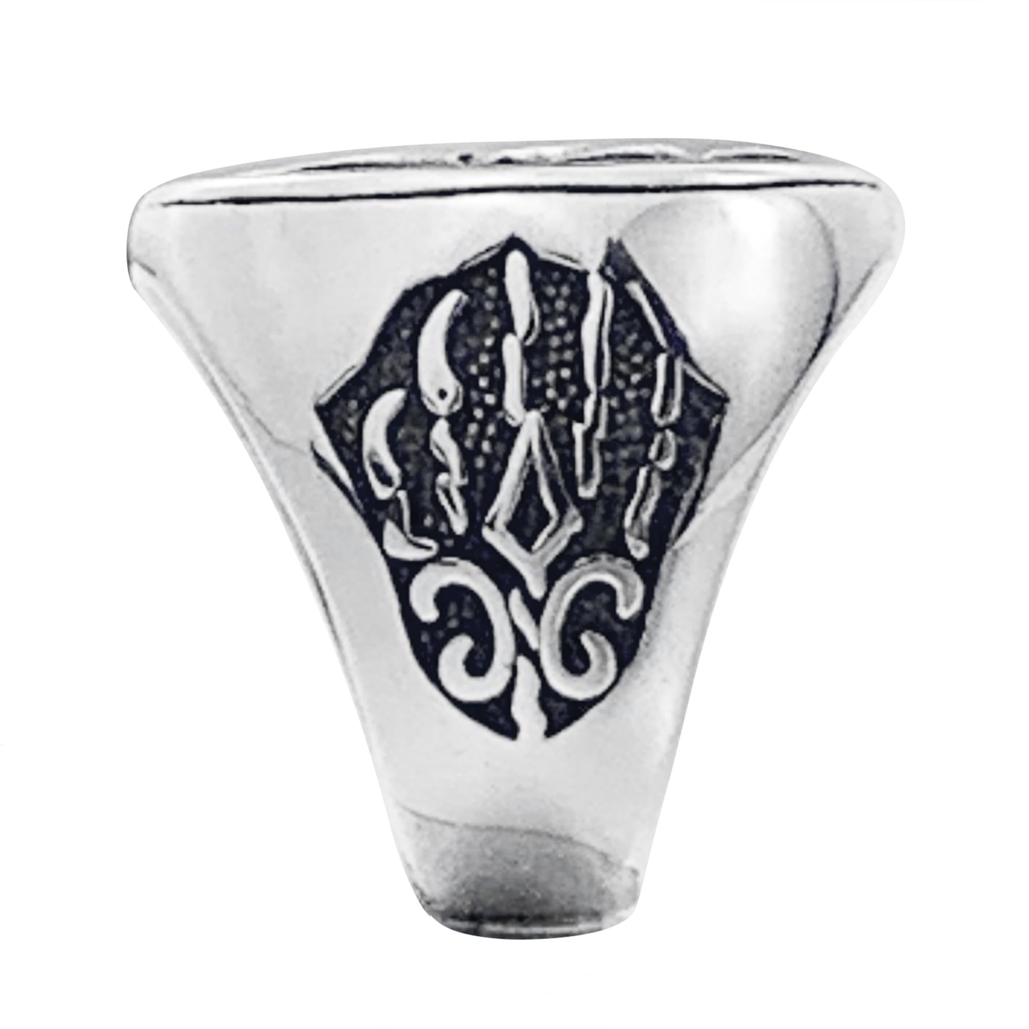 Men's Punk Wolf Head Ring – Stainless Steel Viking