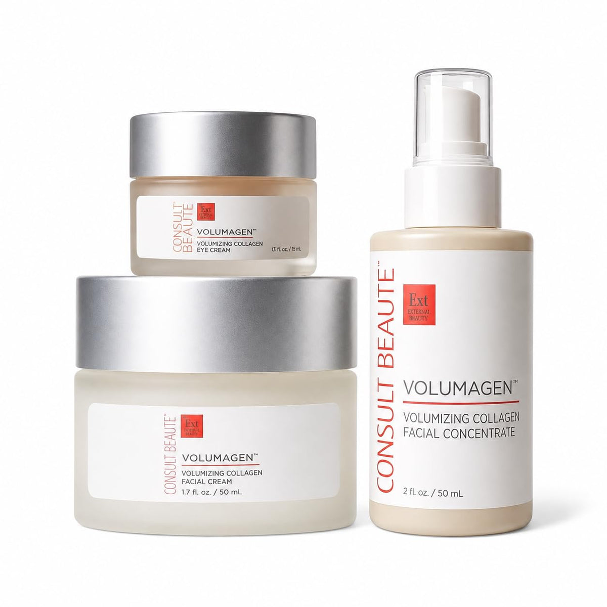 Consult Beaute Volumagen Face Eye Plumping Hydrating 3 Pc - Consult Beaute Official Imagery - 2