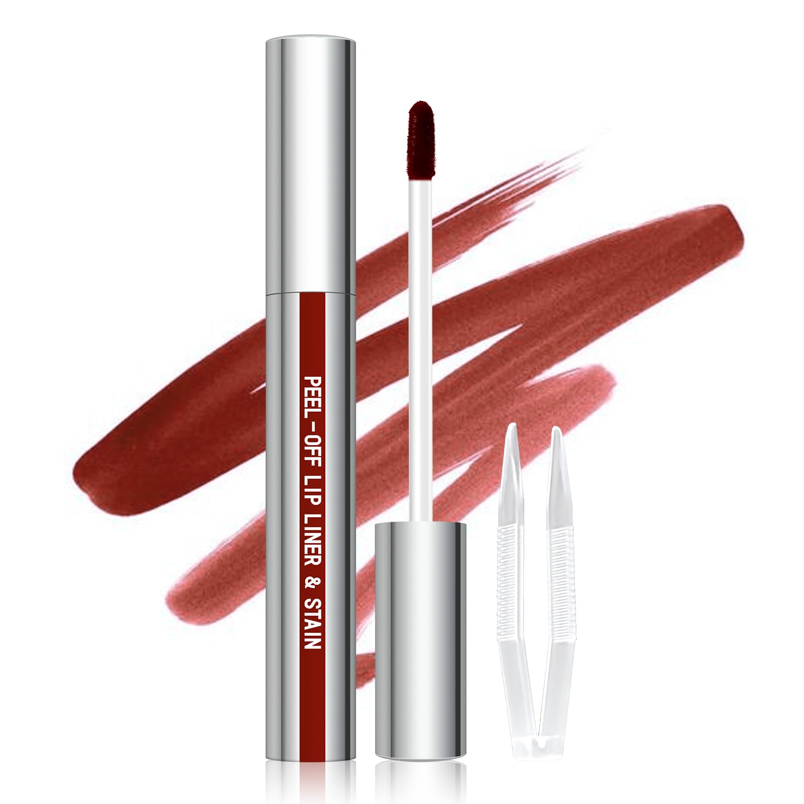 Cilrofelr Peel Off Lip Liner Stain, Long Wear Tattoo Lip Liner with Tw - View 2