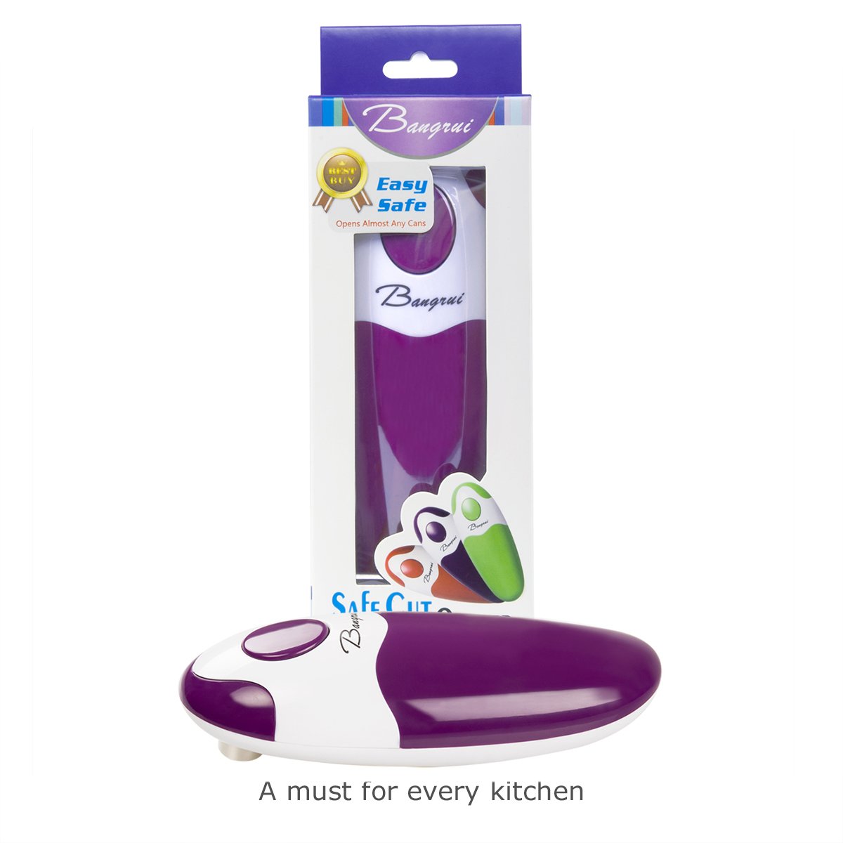 Kitchen Automatic Safety Cordless One Tin Opener Bangrui - Bangrui Official Imagery - 7