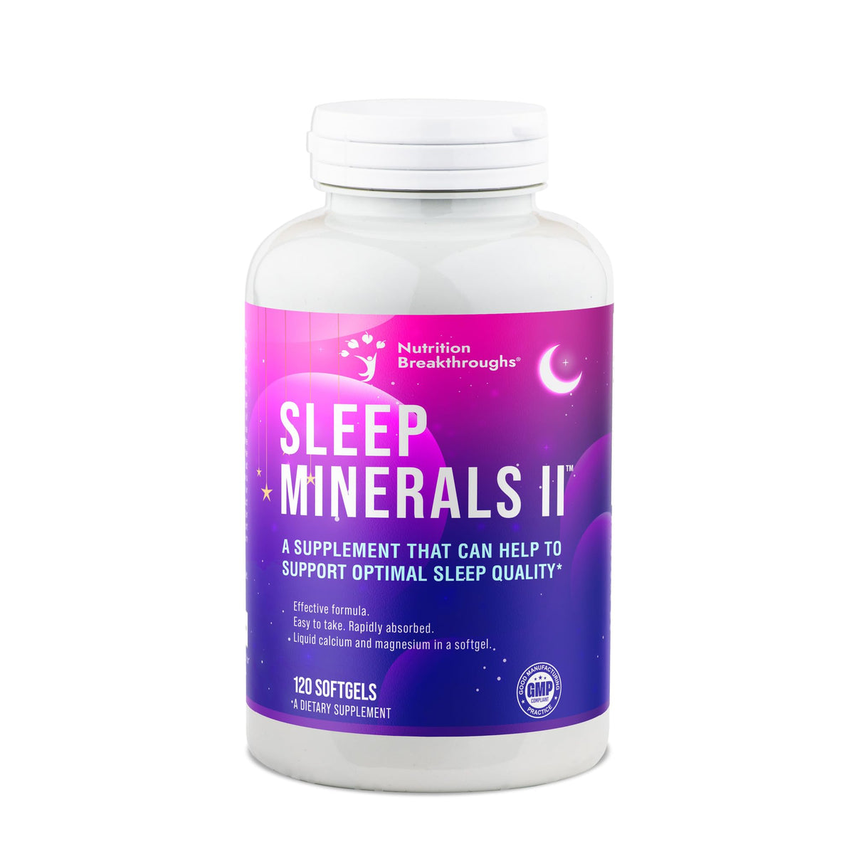 Sleep Minerals II Natural Sleep Aid 120 ct - Nutrition Breakthroughs Official Imagery - 1