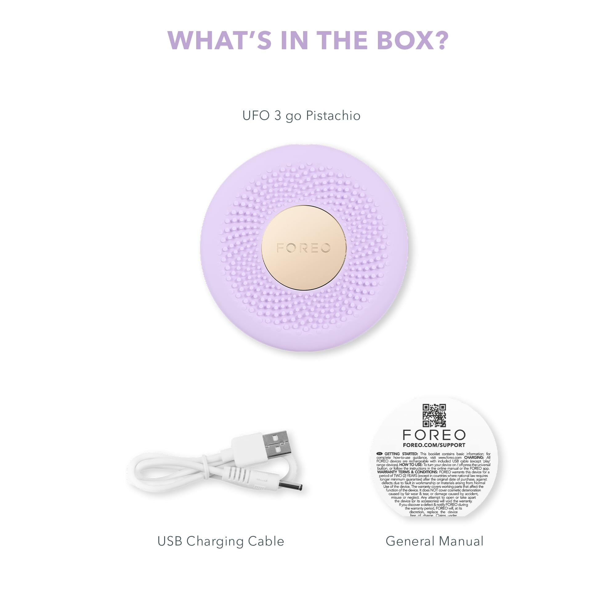 FOREO UFO 3 go Travel-friendly Face Mask Skincare Device - FOREO