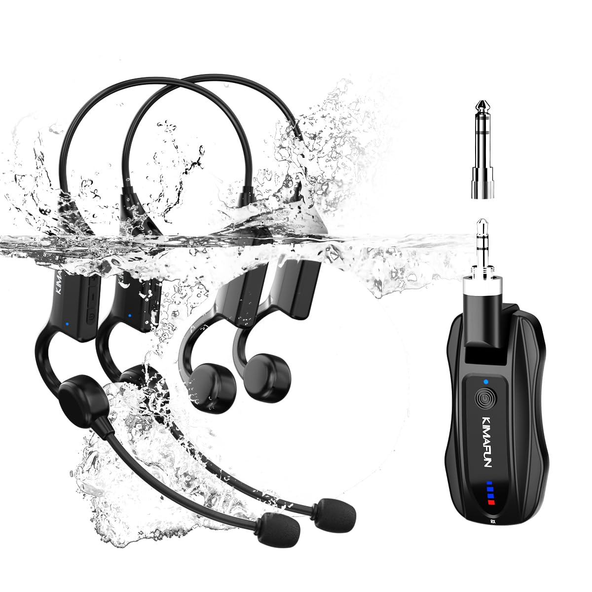 KIMAFUN 2 4G IP67 Waterproof Wireless Fitness Headset - KIMAFUN Official Imagery - 1