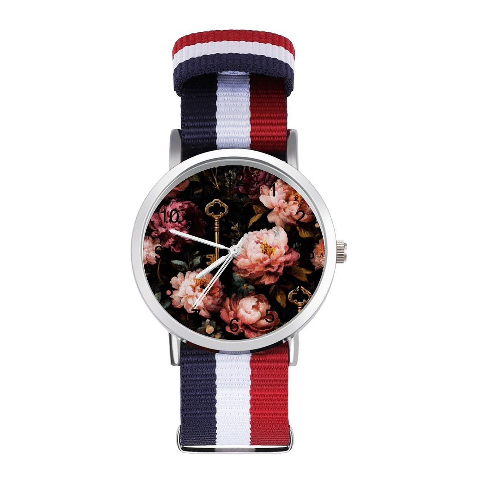 Baseball Home Plate Drip American Flag Game Day Adult Watch - Product Imagery