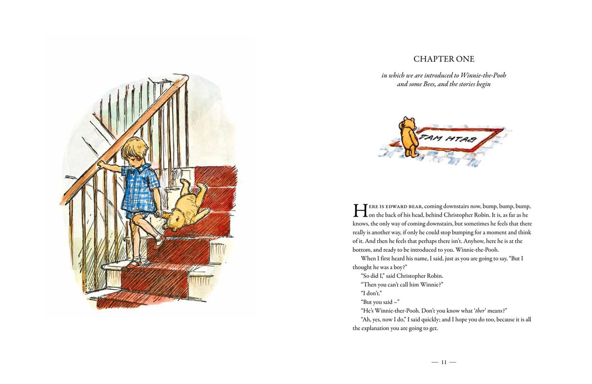 Winnie the Pooh The Complete Collection of Stories and Poems - by             
		   A. A. Milne     
       			(Author),  
       	 
	            
		   E. H. Shepard     
       			(Illustrator) 
       	             Format: Hardcover Official Imagery - 4