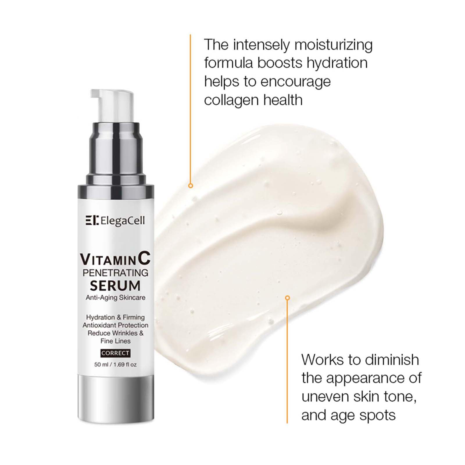 ElegaCell Super Vitamin C Serum for Women Over 70 - HACIRFE Official Imagery - 6