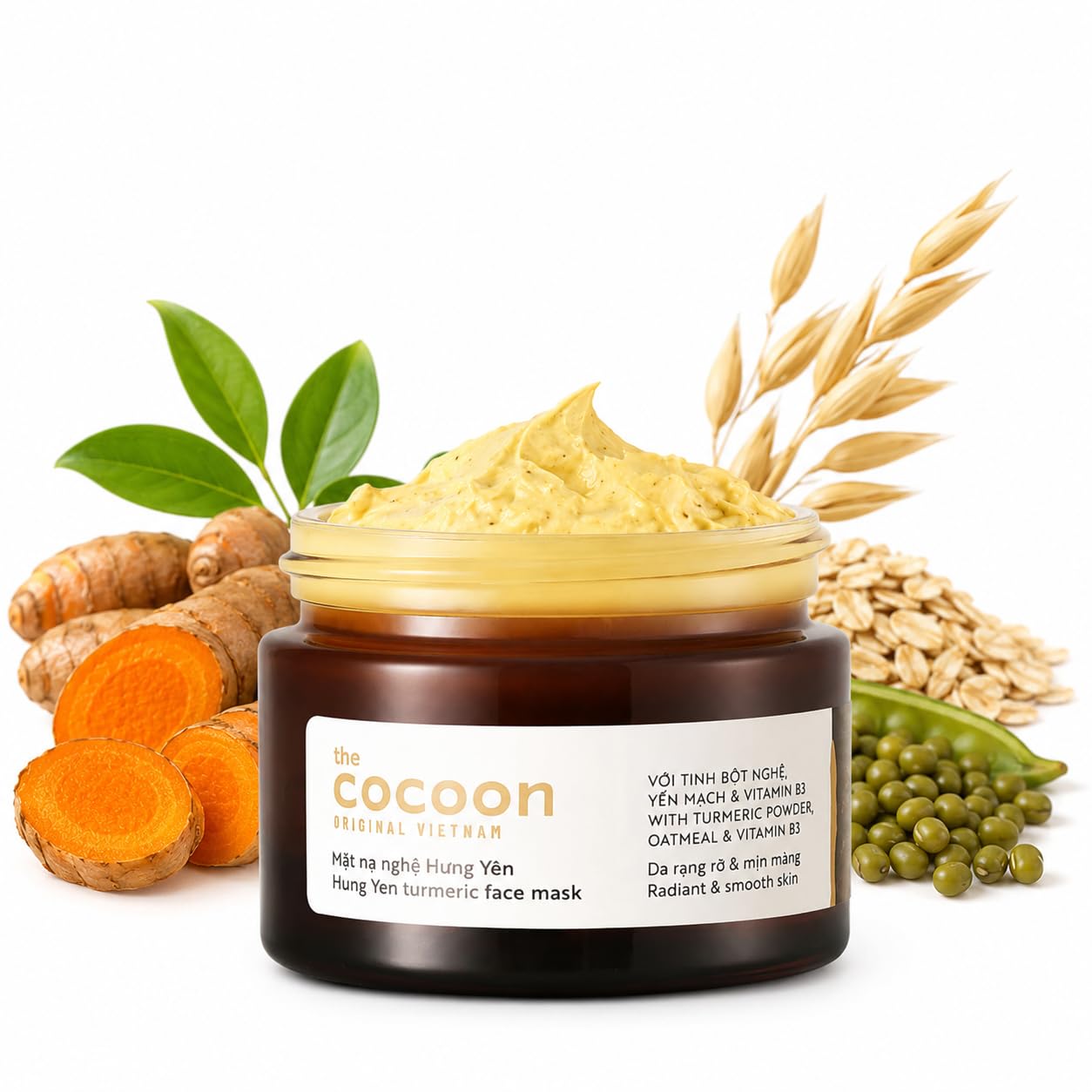 COCOONORIGINAL Vietnam Hung Yen Turmeric Face Mask 100ml / 3.38 - COCOONORIGINAL
