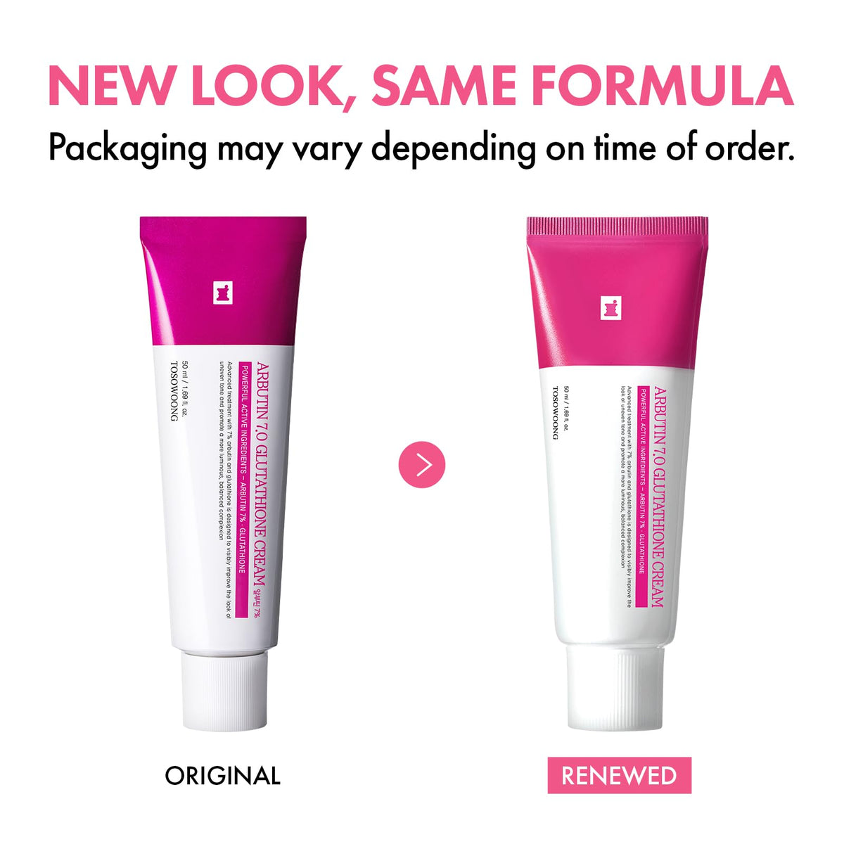 TOSOWOONG Radiance Clarity Duo Arbutin 7 Glutathione Cream - TOSOWOONG Official Imagery - 4