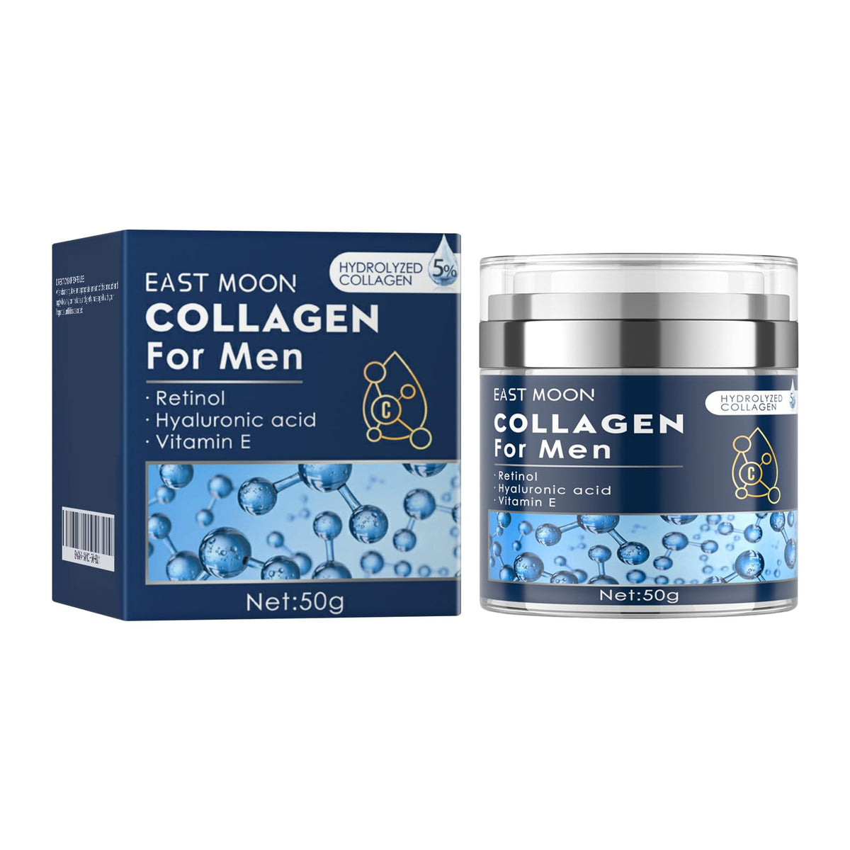 AMALIA Collagen Cream for Men Anti Aging Face Moisturizer - AMALIA Official Imagery - 2