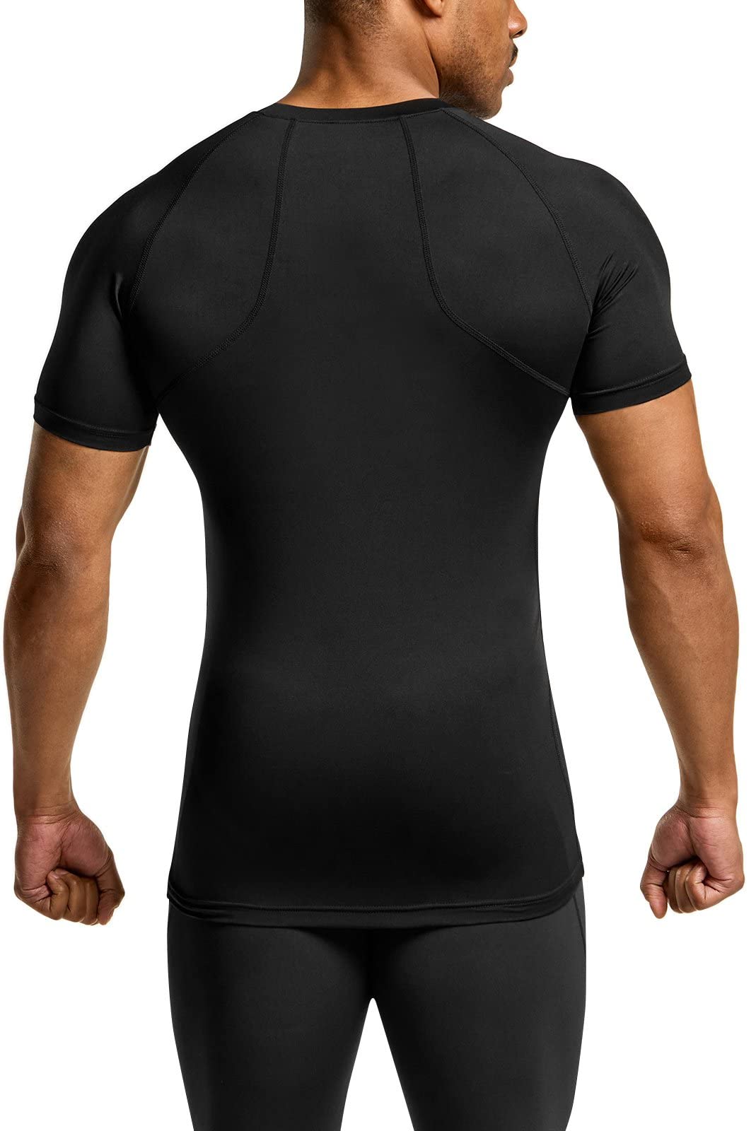 ATHLIO Men s Cool Dry Short Sleeve Compression Shirts Sports - ATHLIO Official Imagery - 4