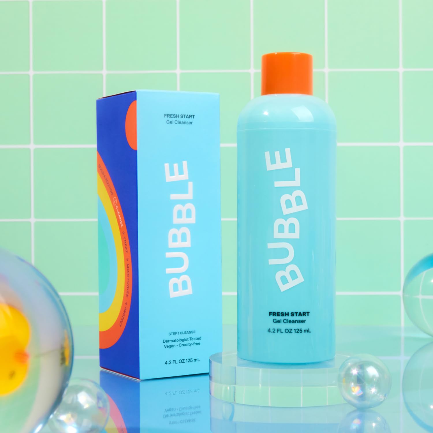 Bubble Skincare Fresh Start Gel Face Cleanser, Gentle for Oily - Bubble Skincare